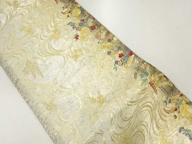 佐賀錦流水模様織出し袋帯